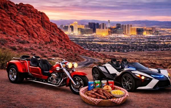 Red Rock Tour with Las Vegas Strip Trike or Slingshot Tour